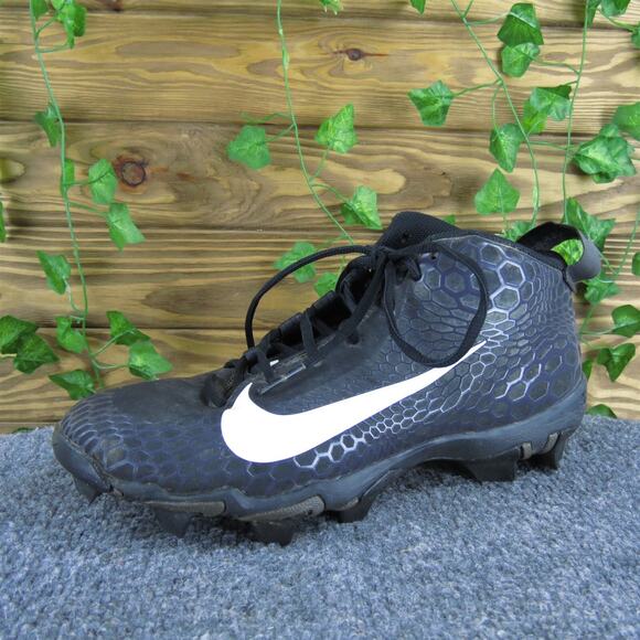 Nike Men's Trout 856 Sneaker Black Synthetic Size 7.5 Medium Gently‎ Used 2025 - Picture 1 of 7